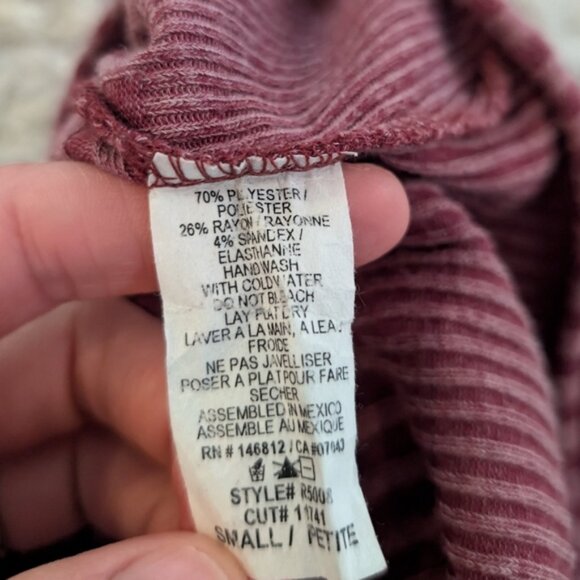 Acemi Mauve Ribbed Bodysuit - Picture 8 of 10